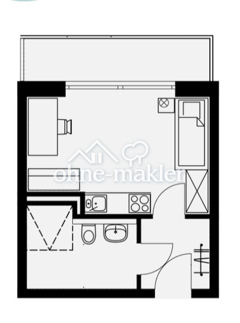 Neubau: Modernes Apartment für Studenten und Azubis - Foto 5