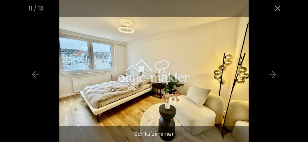 Möblierte 2-Zimmer-Wohnung mit Balkon: Erstbezug nach Modernisierung im Herzen Düsseldorfs! - Photo 4