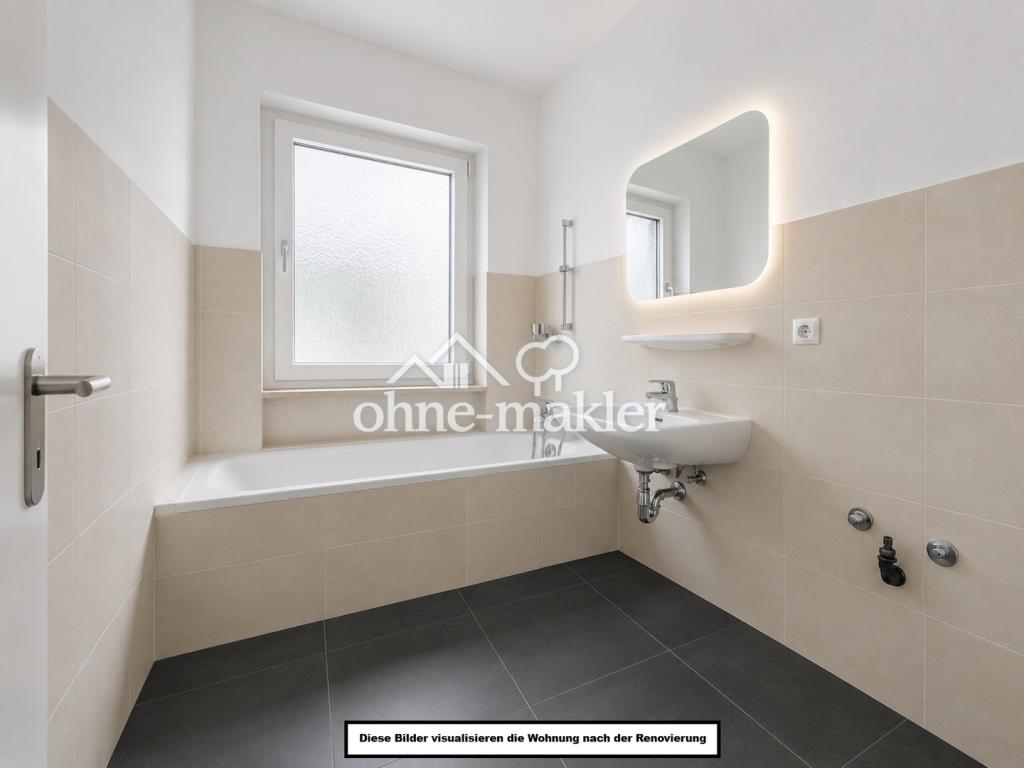 Helle und renovierte 3 Zi. Wohnung in ruhiger, zentraler Wohnlage (Erstbezug nach Renovierung) - Photo 4