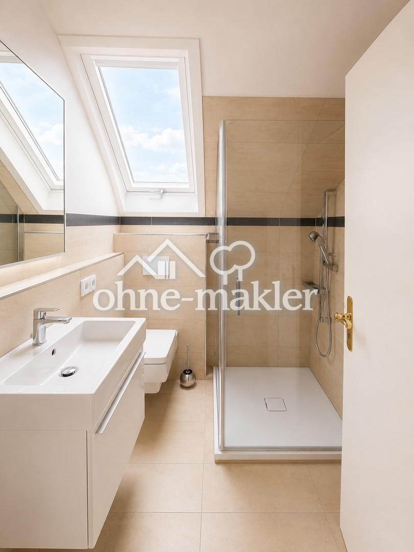 Helle, sanierte und möblierte 3-Zi DG Wohnung mit Balkon in ruhiger Wohnlage - Foto 5