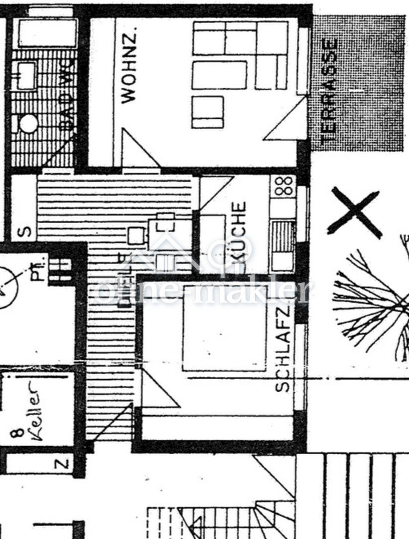 Modernisierte 2-Zimmer-Wohnung mit Terrasse in Esslingen-Sulzgries - Foto 4
