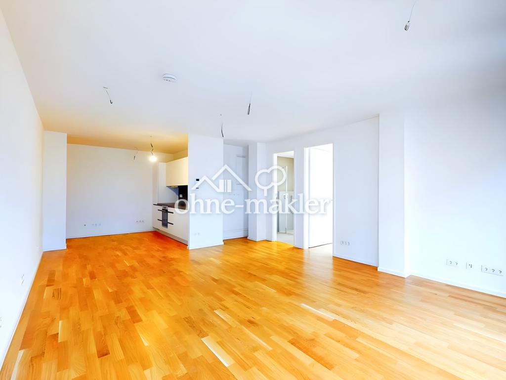 Moderne 2-Zimmer-Wohnung mit Einbauküche, Tiefgarage und Skyline-Deck in Frankfurt-Bornheim - Photo 2