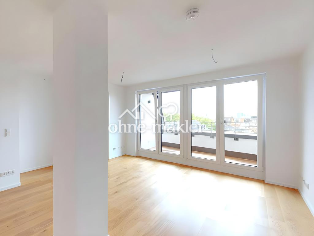 Moderne 2-Zimmer-Wohnung mit Einbauküche, Tiefgarage und Skyline-Deck in Frankfurt-Bornheim - Photo 4