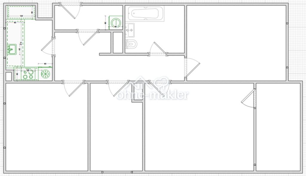 Erstbezug nach Sanierung - 4-Zi Wohnung mit Balkon - Photo 5