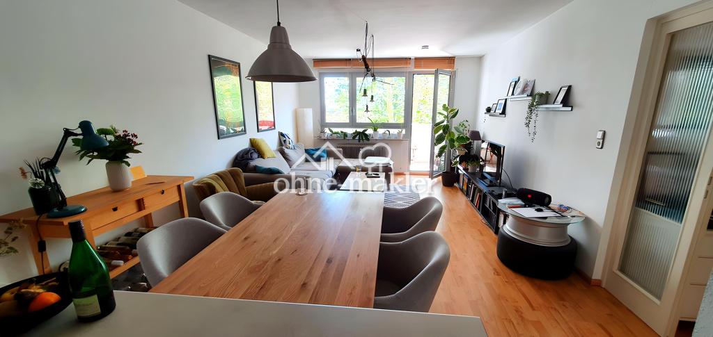 Gepflegte 2-Zimmer-Wohnung mit Balkon und EBK in Frankfurt am Main von Privat - Foto 2