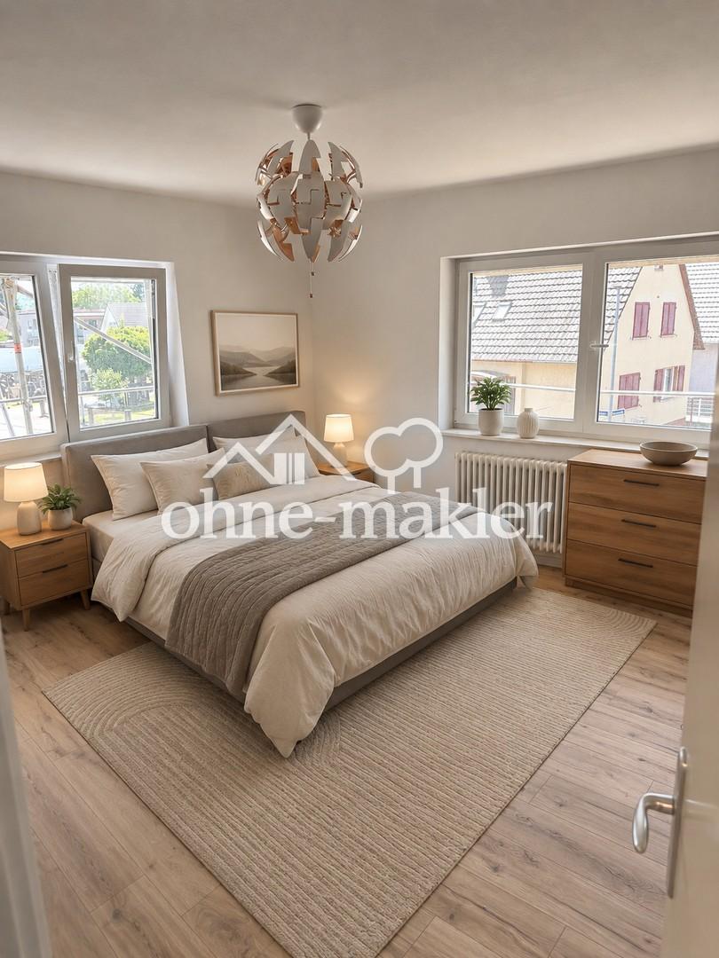 Erstbezug nach Sanierung: 4-Zimmer-Wohnung mit 2 Balkonen, Garage & Stellplatz - Foto 3