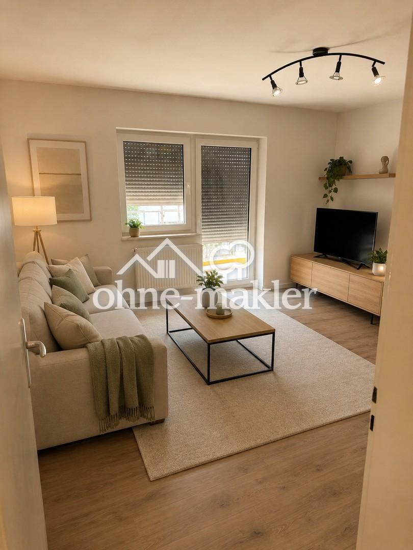 Frisch saniert: Helle 4-Zimmer-Wohnung mit 2 Balkonen, Garage & Stellplatz - Foto 1