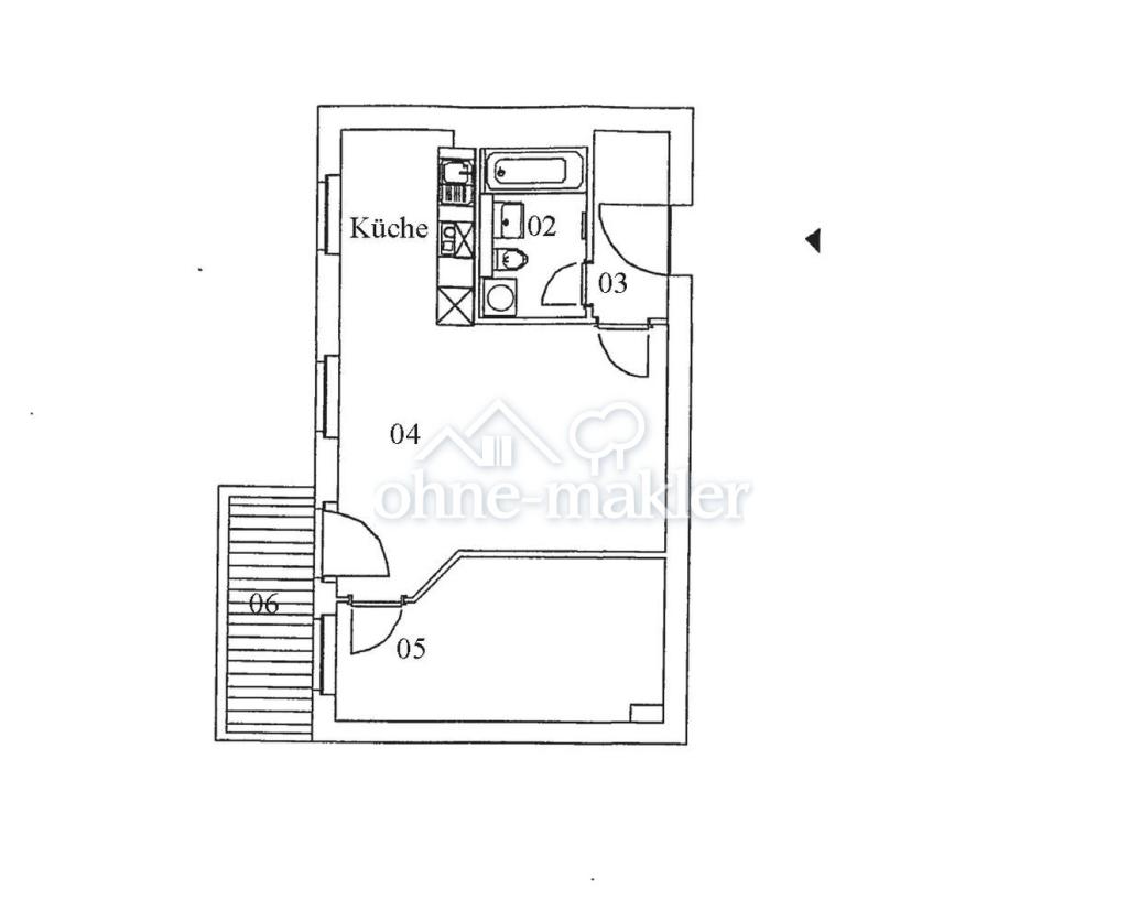 *Anfrage NUR über Kontaktformular* 2-Zimmer Apartment mit Einbauküche und großem Balkon - Foto 5