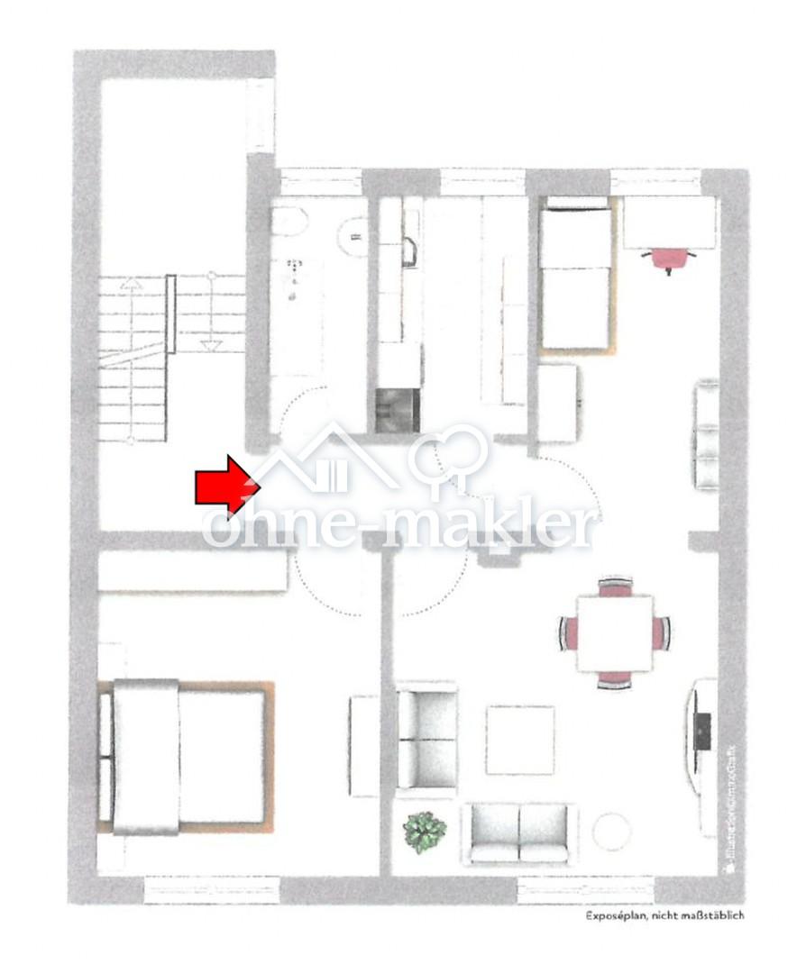 65qm Wohnung - schön hell, modernes Badezimmer - Foto 5