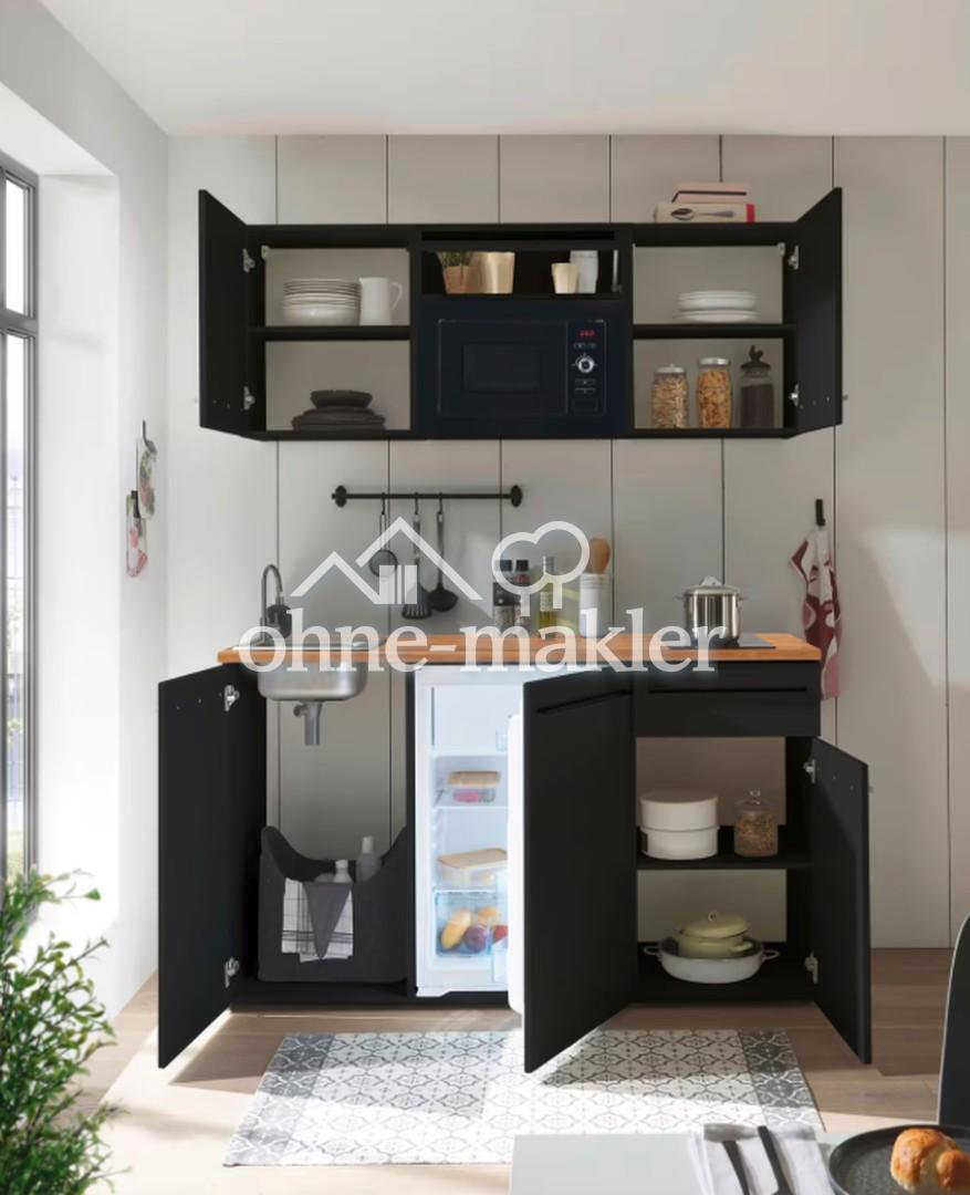 Teilmöbliertes Apartment / Wohnung - EBK & neues Badezimmer - Photo 1