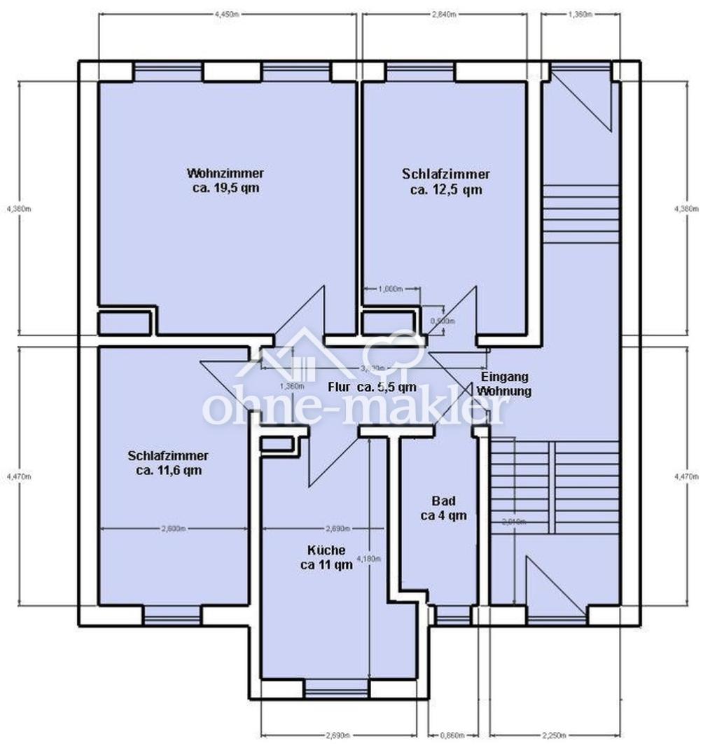 Charmante 4-Zimmer-Altbauwohnung mit Gartenmitbenutzung in ruhiger Lage - Foto 5