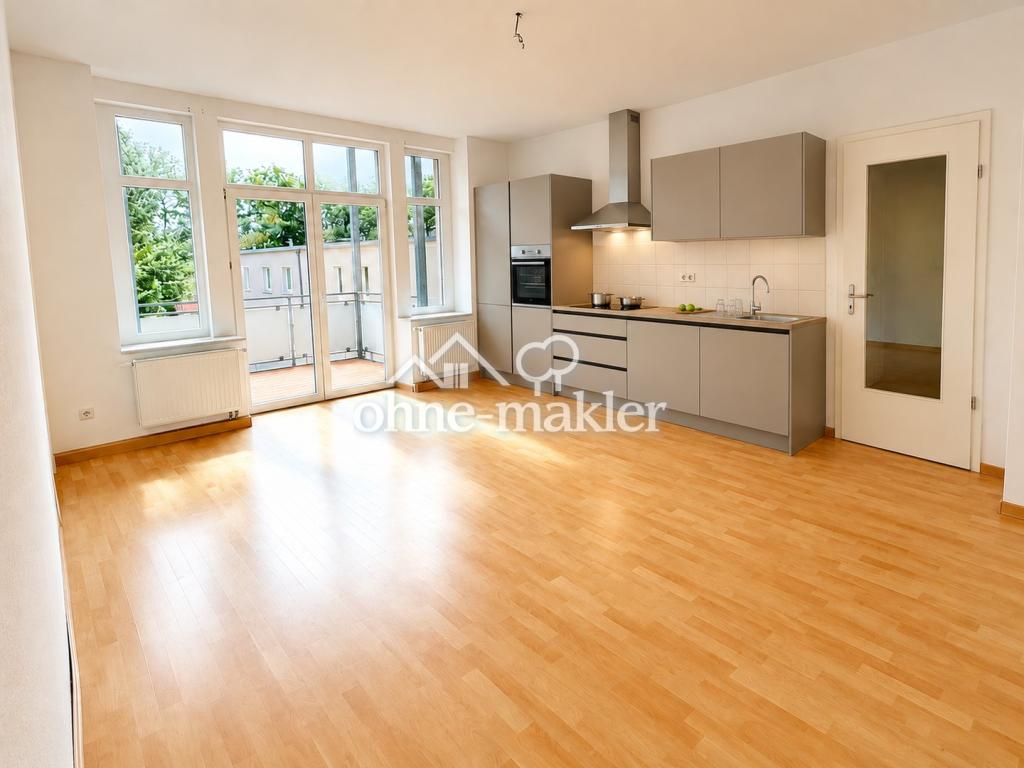 Helle 2-Zimmer Wohnung mit Küche & Balkon - barrierefrei mit Fahrstuhl - Foto 2