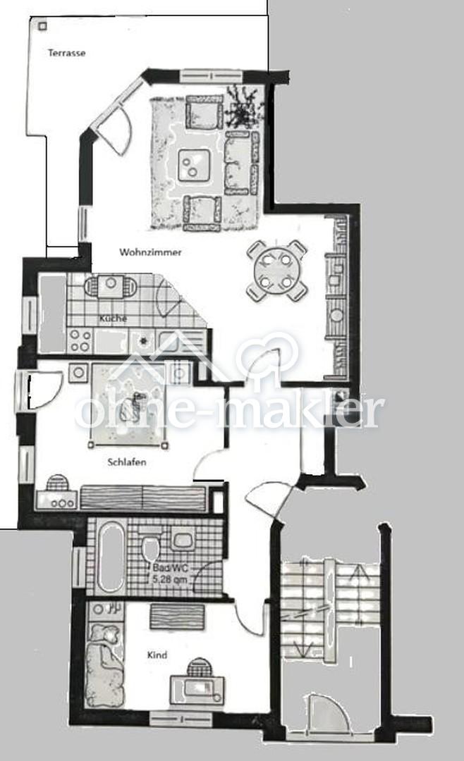 Hochwertige, renovierte EG-Wohnung mit kleinem Garten in ruhiger Lage. - Photo 5