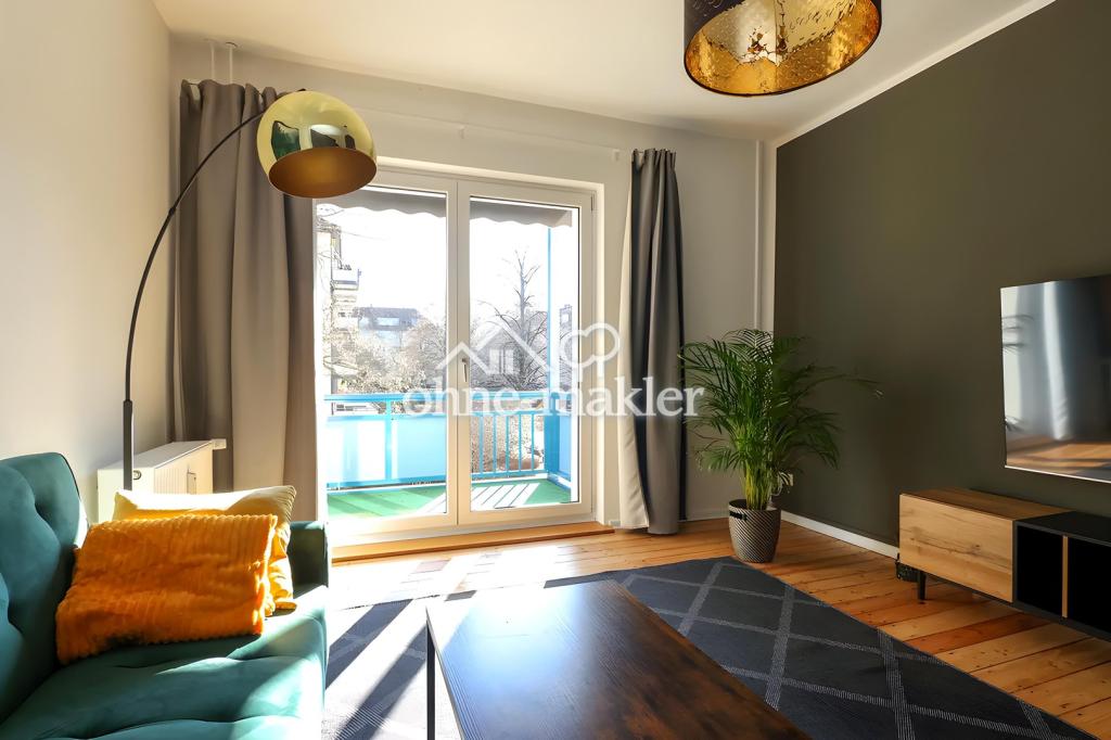 Stilvoll möbliert! Helle 2-Zimmer-Wohnung mit Balkon im Herzen von Prenzlauer Berg - Foto 1