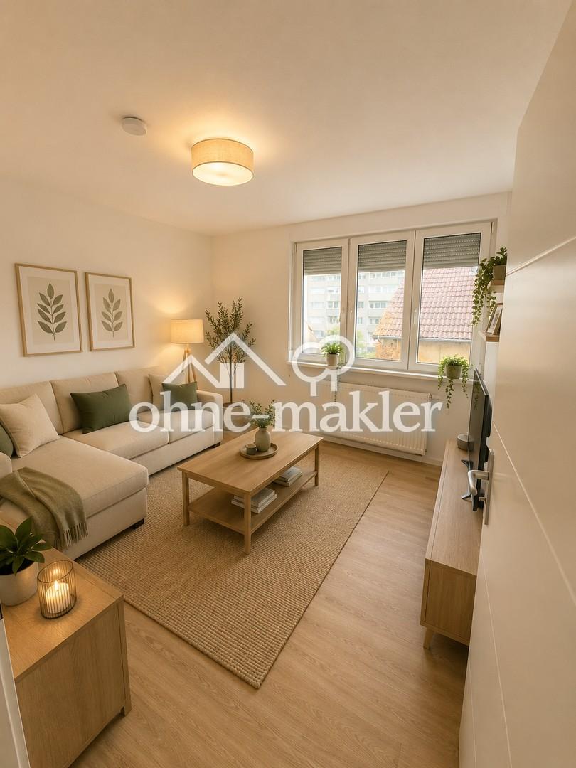 Erstbezug nach Kernsanierung – helle 3-Zimmer-Wohnung mit Balkon in der Weststadt - Photo 1