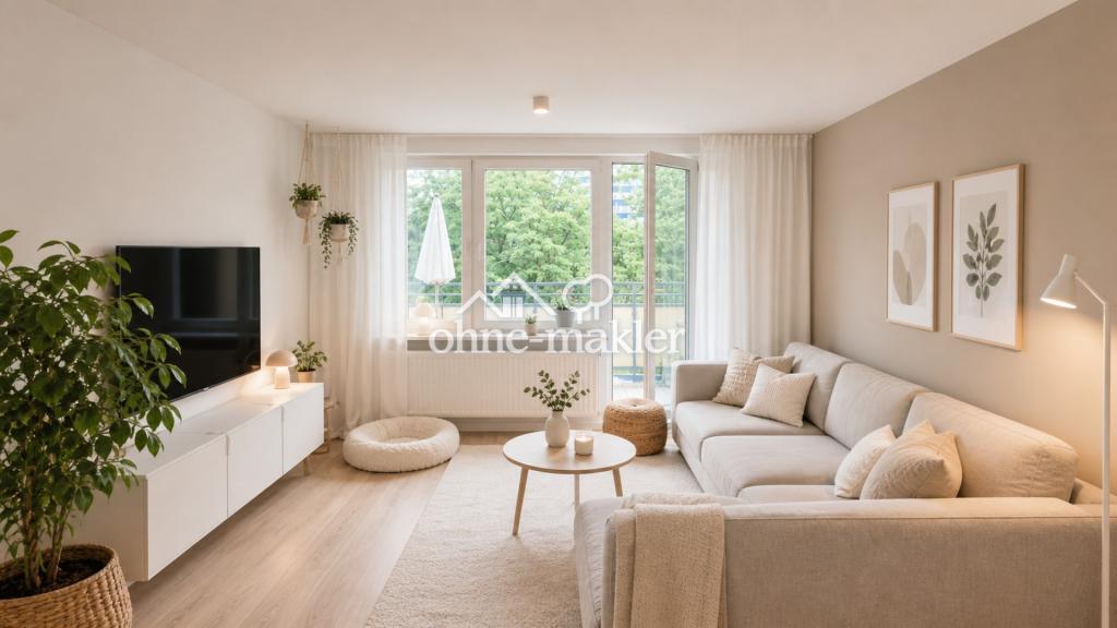 Top-Renovierte 3-Zimmer-Wohnung in bester Lage von Gravenbruch - Photo 1