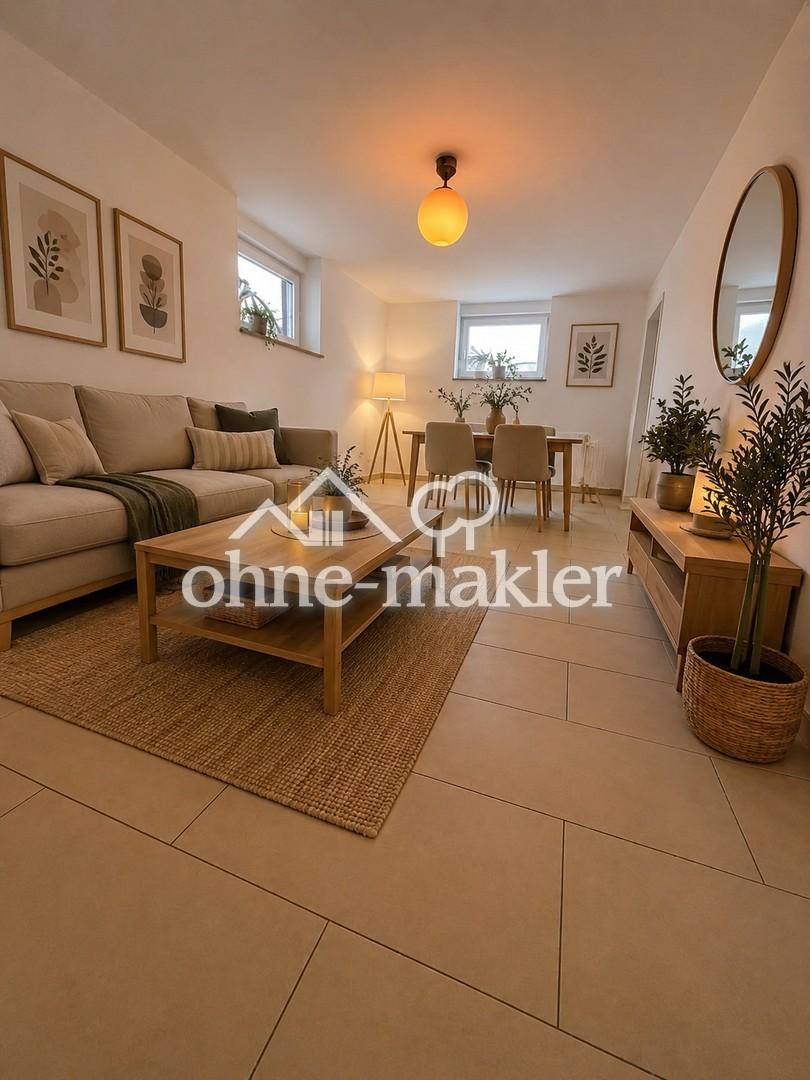 Helle 3-Zimmer-Souterrainwohnung mit Stellplatz - Foto 1