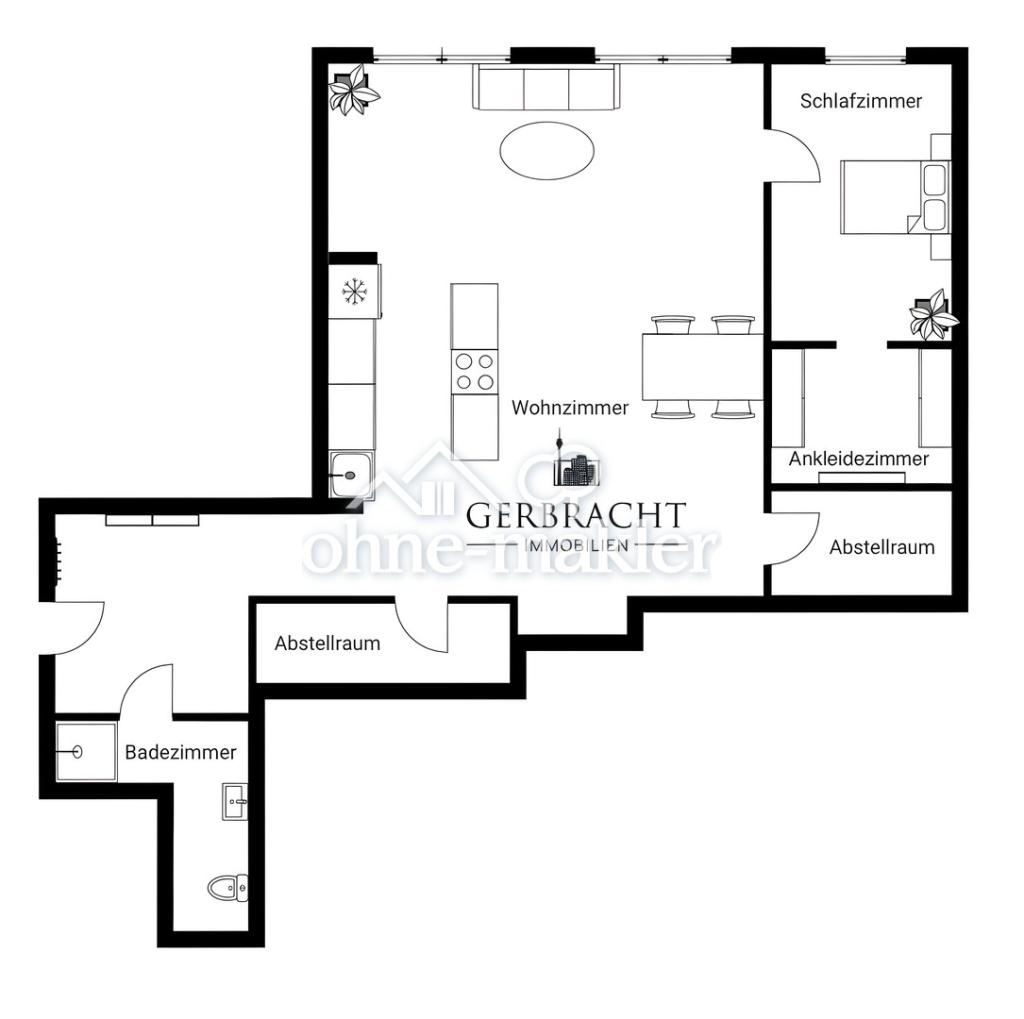 Stilvolle 2,5-Zimmer-Wohnung – frisch renoviert & sofort bezugsfrei! - Photo 5