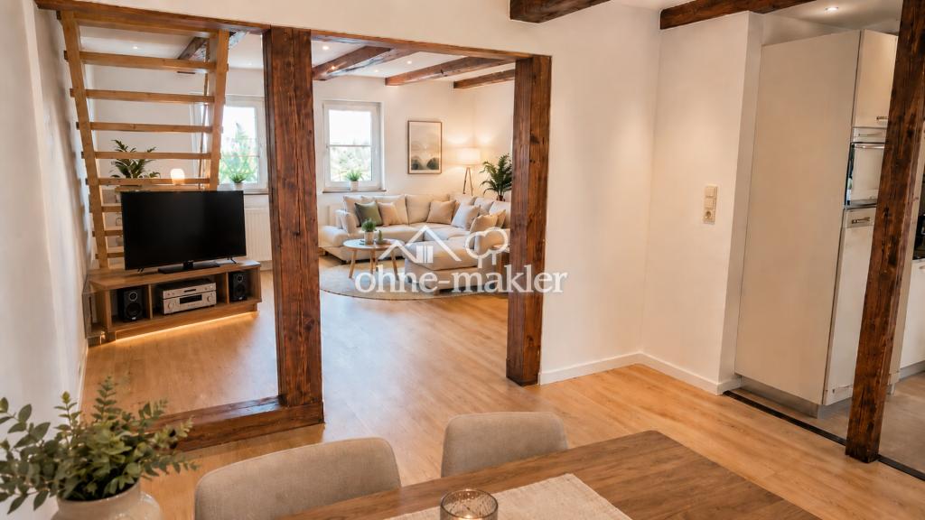 Charmante Maisonette-Altbauwohnung mit Dachterrasse in Göttingen-Nikolausberg - Photo 1