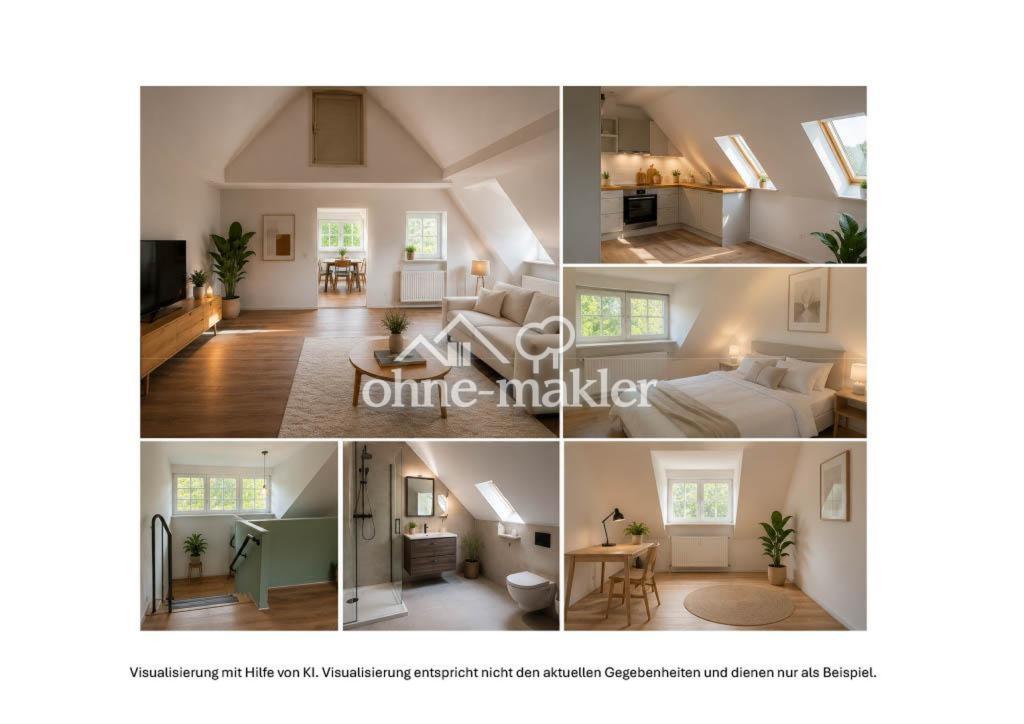 Erstbezug nach umfassender Sanierung – großzügige Dachgeschosswohnung in ruhiger Lage - Foto 4
