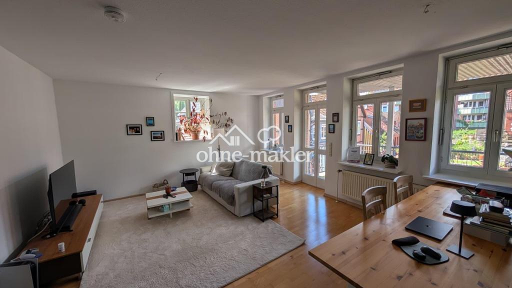 Stade, Innenstadt, 3-Zi-EG-Whg, in Altstadthaus, 1.OG. überdachter Balkon - Foto 1