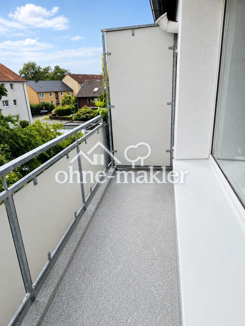 Frisch renovierte 3-Zimmer-Wohnung mit Balkon - Foto 3