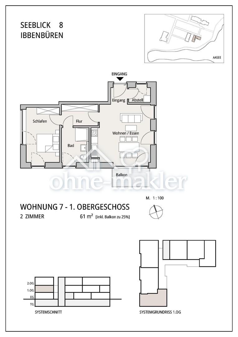 Neubau-Wohnung am Aasee - Foto 3