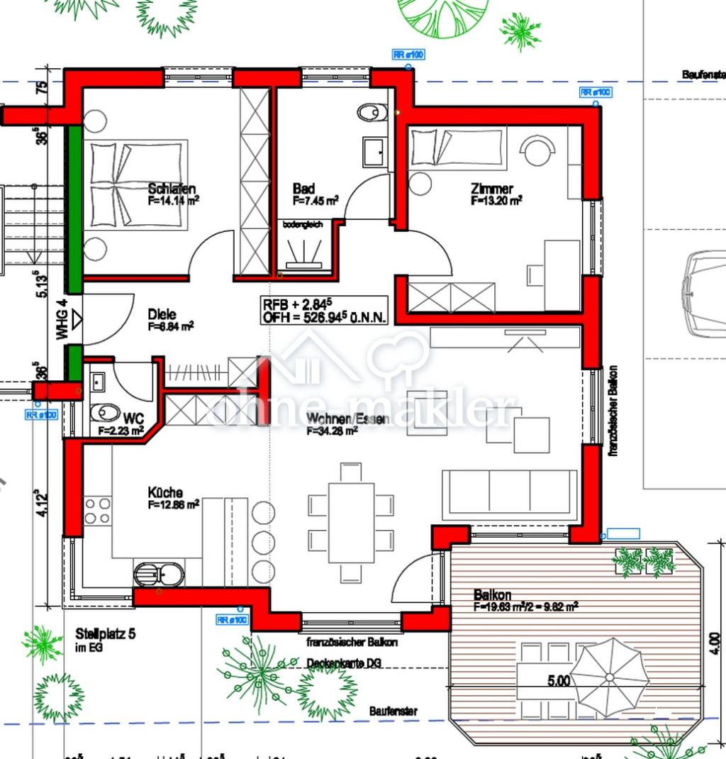 Moderne stilvolle 3,5-Zimmer-OG-Wohnung - Photo 4