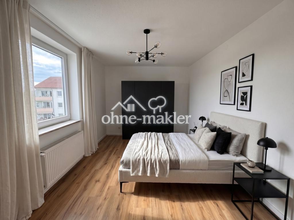 Frisch sanierte helle 4-Zimmer-Wohnung mit Südbalkon - Foto 3