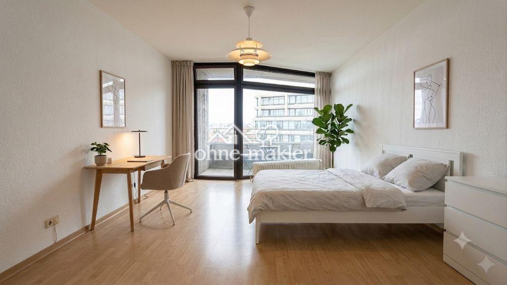 All-Inclusive: Frisch saniertes, vollmöbliertes Studio im 11. OG mit spektakulärem Stadtblick - Photo 1