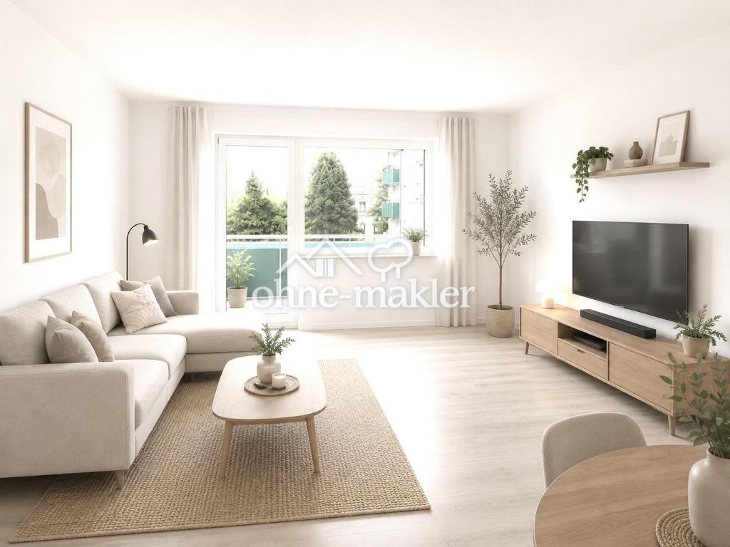 Renovierte 3,5-Zimmer-Wohnung mit Balkon und Fußbodenheizung - Photo 2