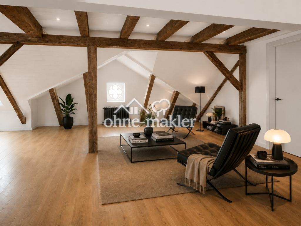 –Exklusive Dachgeschoss-Loftwohnung mit Galerie, Cabrio-Dachfenstern und historischer Seilwinde - Foto 2