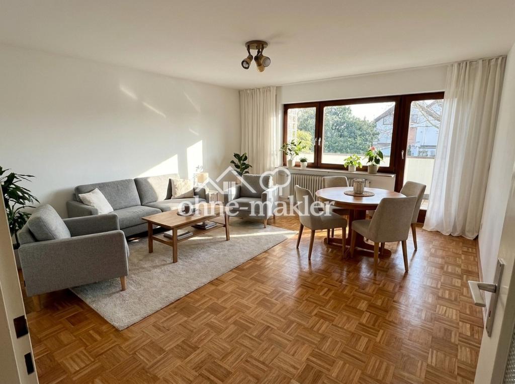 Frisch renoviert: helle 3-Zimmer-Wohnung mit sonnigem Balkon - Photo 1