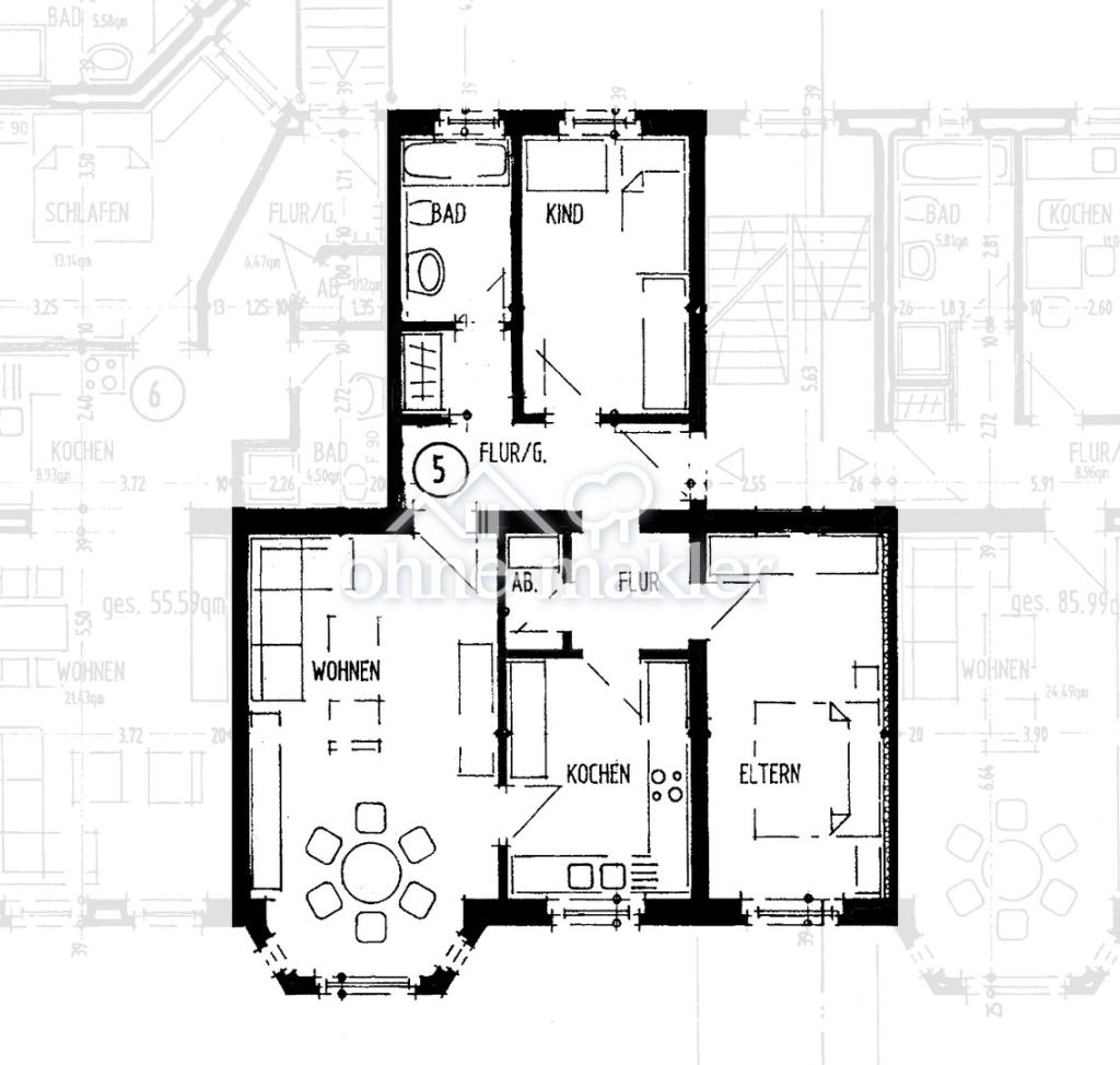 Großzügige, frisch renovierte 3‑Zimmer‑Wohnung mit EBK in Magdeburg - Foto 5