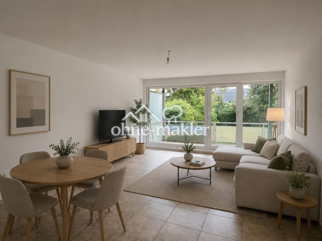 3 Zi Wohnung in Düsseldorf-Heerdt mit Balkon, Bad, Lift - Photo 1