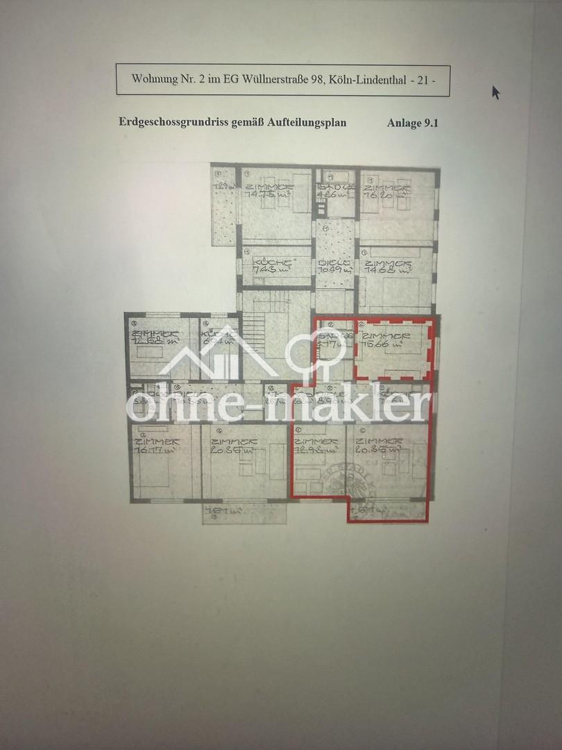 Ab sofort: 2 Zimmer, Küche, Bad mit Balkon in Uninähe - Photo 3
