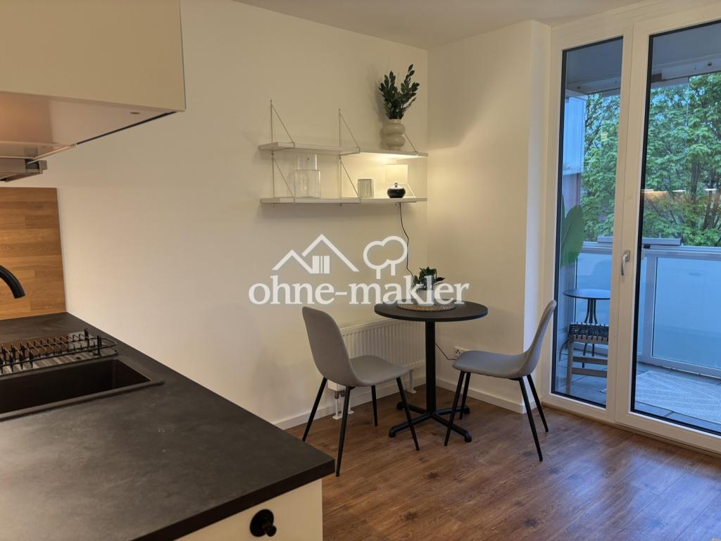 Helle, neu möblierte 1-Zi Wohnung S-Bahn fussläufig, 14min zum Ostbahnhof incl. Küche, Bad, Internet - Photo 2