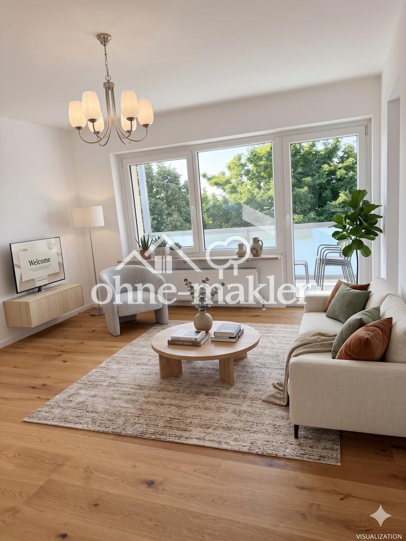 Helle 1-Zimmer-Wohnung inkl. EBK und Balkon - Erstbezug nach Sanierung - Foto 1