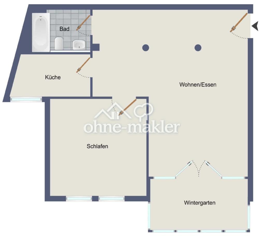 Hochwertige 2-Zimmer-Wohnung mit Wintergarten und traumhaftem Panoramablick - Photo 5