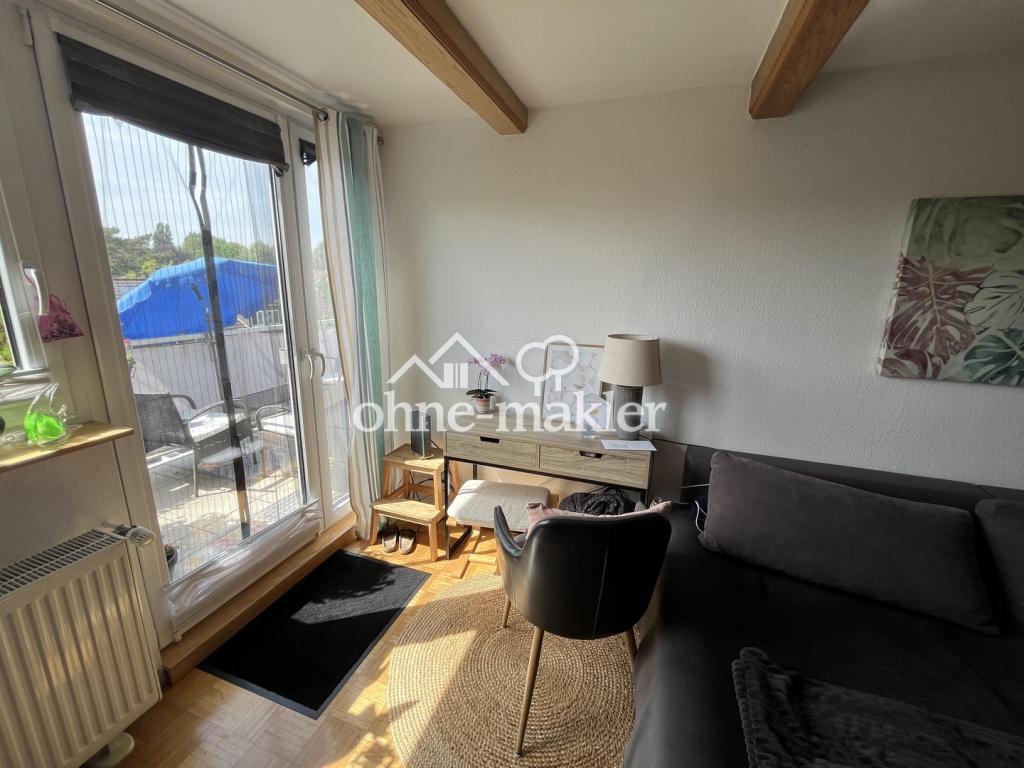 Gemütliche 2,5 Raum DG-Wohnung mit Traumbalkon & Blick ins Grüne in Bochum-Harpen - Foto 2