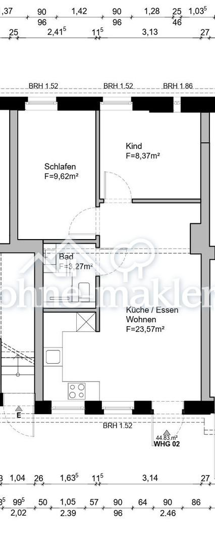 Moderne 3-Zimmer-Wohnung in historischer Scheune - Photo 2