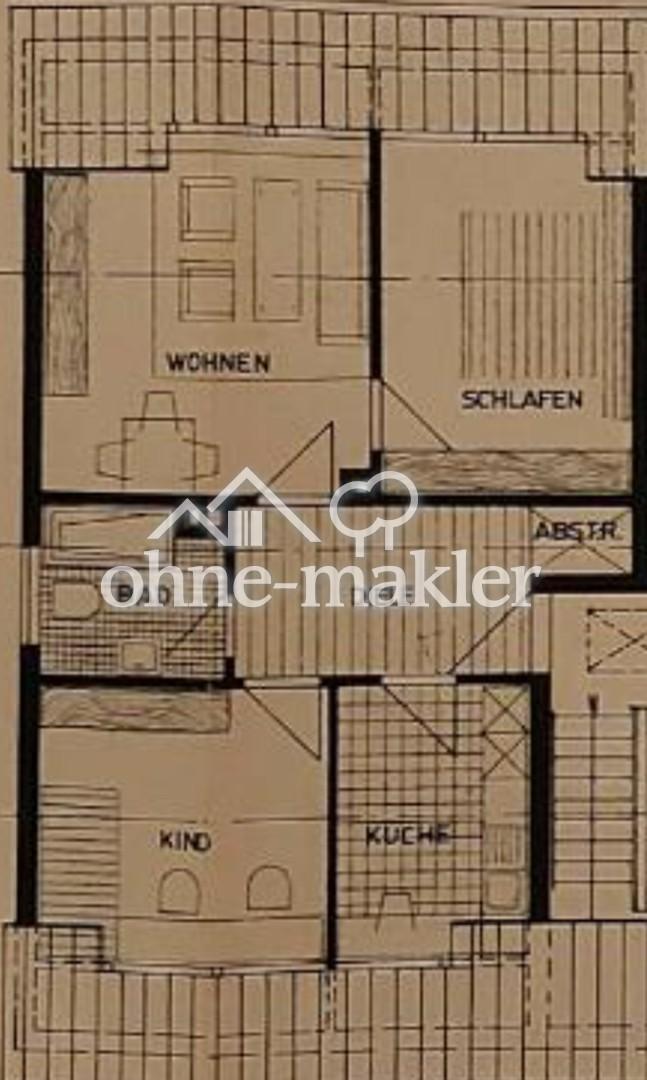 Helle 3,5-Zimmer-Dachgeschosswohnung in Essen-Bedingrade - Foto 2