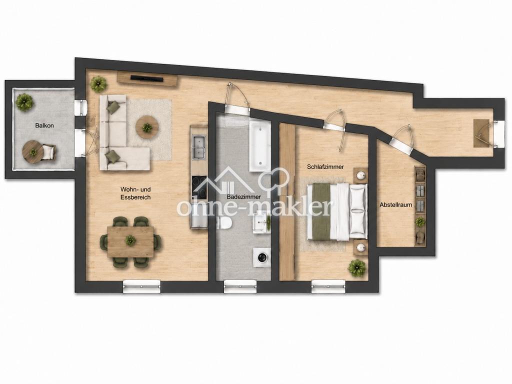 1,5 Zimmer-Wohnung in Hemau - Photo 5