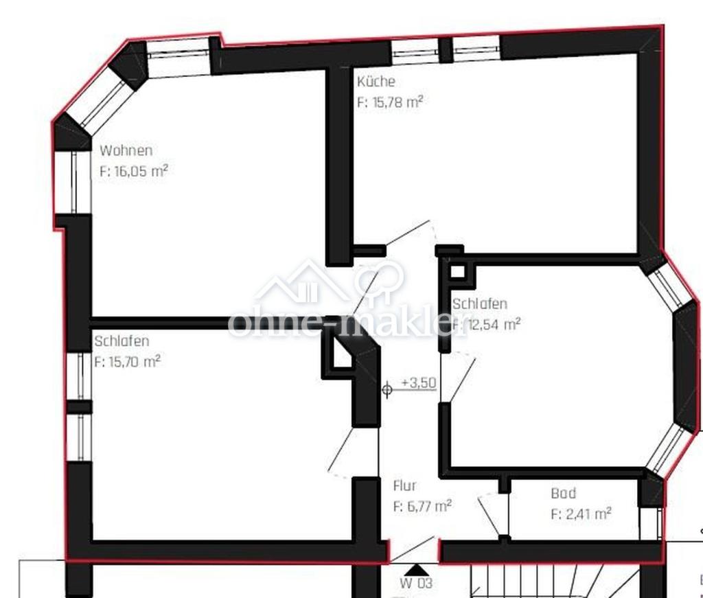 Wohnen in Mannheim - 3 Zimmer mit Einbauküche - Foto 4