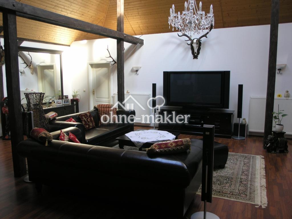 Exklusiv DG-Penthouse JAGDSCHLOSS 20km von L-Bhf 210m², 40m² Dachterrasse, Park, See, 2 Bäder - Foto 1
