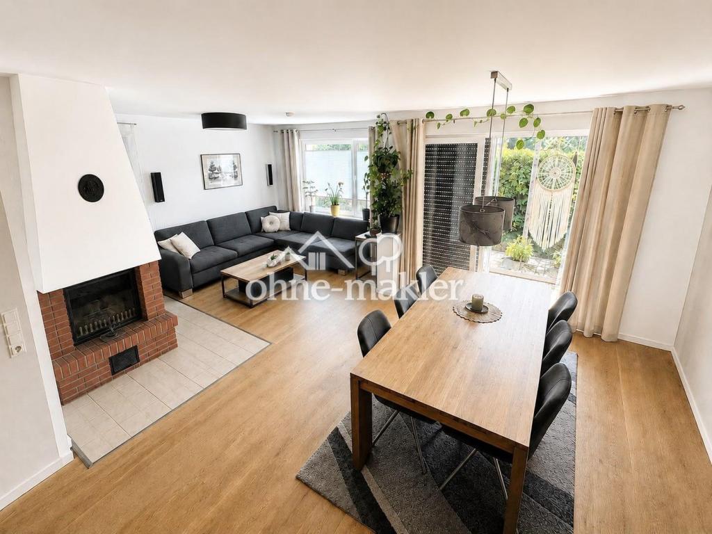 Sehr schönes modernes Reiheneckhaus mit offenem Kamin, Garten und Garage in Kelkheim - Foto 1