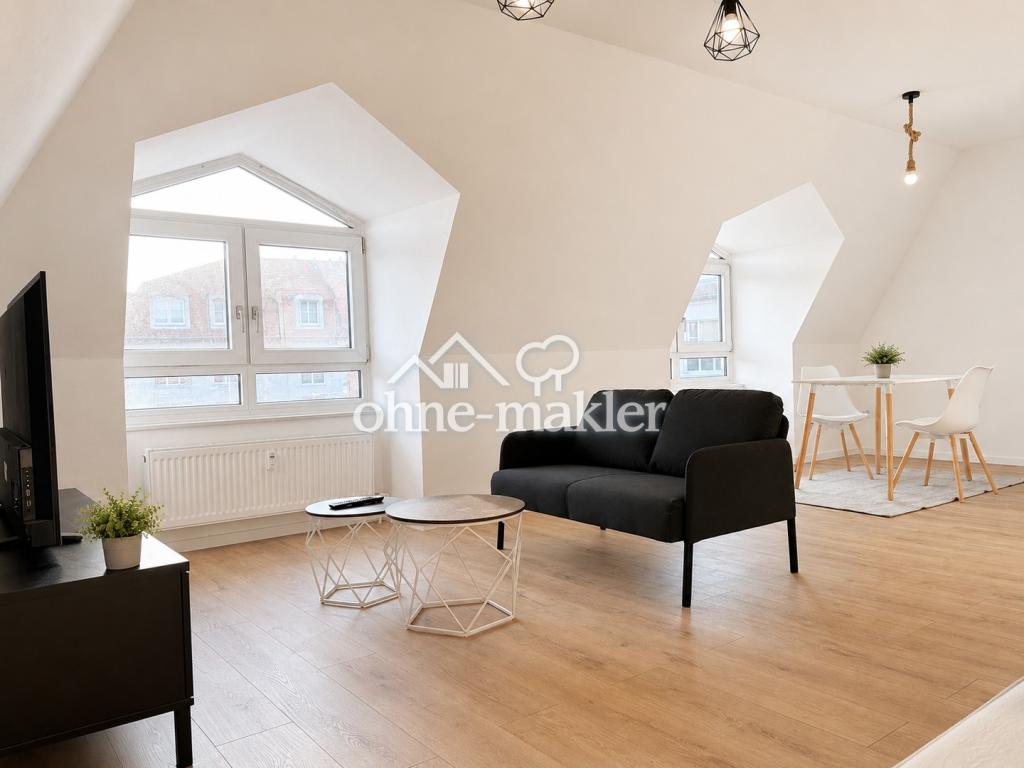 ERSTBEZUG // 1. MONAT MIETFREI // Vollmöblierte 1,5-Zimmer-Wohnung mit Küche in Markranstädt - Photo 3
