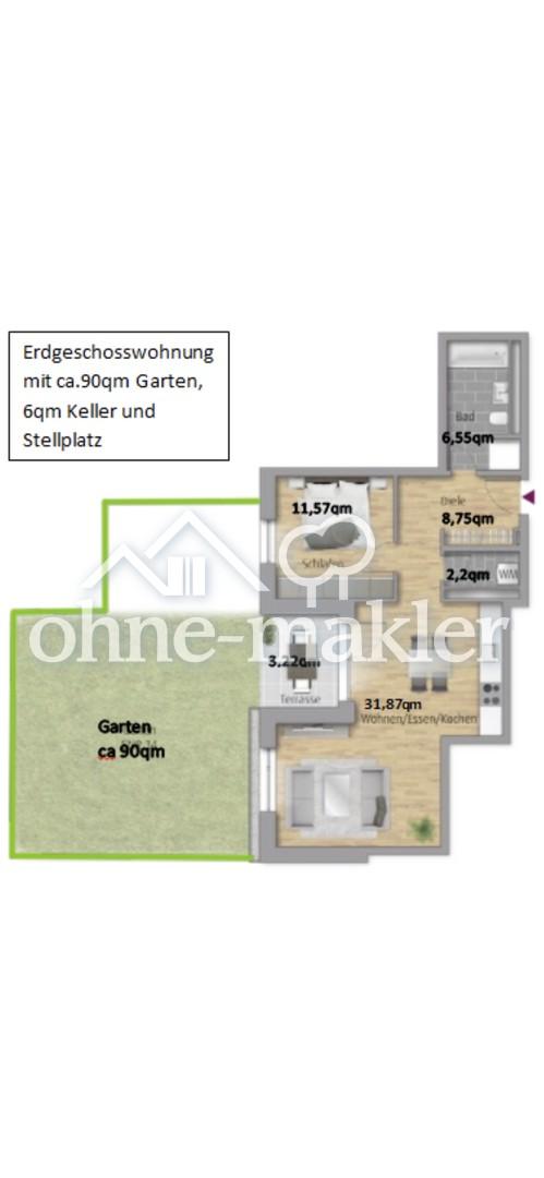 Neubau-Erstbezug | ca.90qm Großer Garten | KfW 40 QNG | Maintal Dörnigheim | Top Anbindung - Photo 4