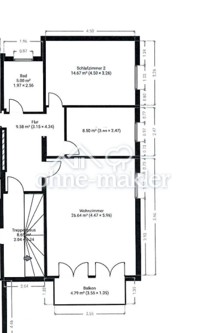 Erstbezug nach Kernsanierung: Moderne 3-Zimmer-Wohnung mit Balkon & Fußbodenheizung in Erzhausen - Photo 2