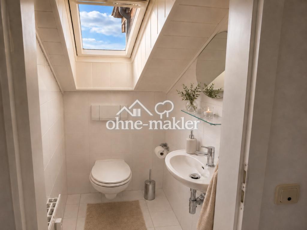 Über den Dächern von Porz: helle 2-Zimmer-Wohnung mit Terrasse, Gäste-WC & Bad en suite - Photo 4